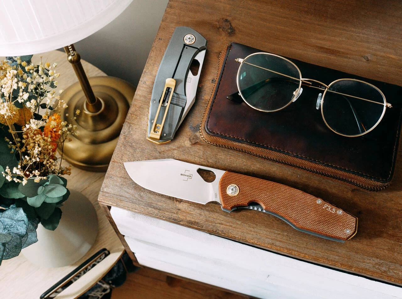 Böker Plus 01BO338 F3,5 Micarta Braun 9 Böker Plus 01BO338 F3,5 Micarta Braun – Bild 9