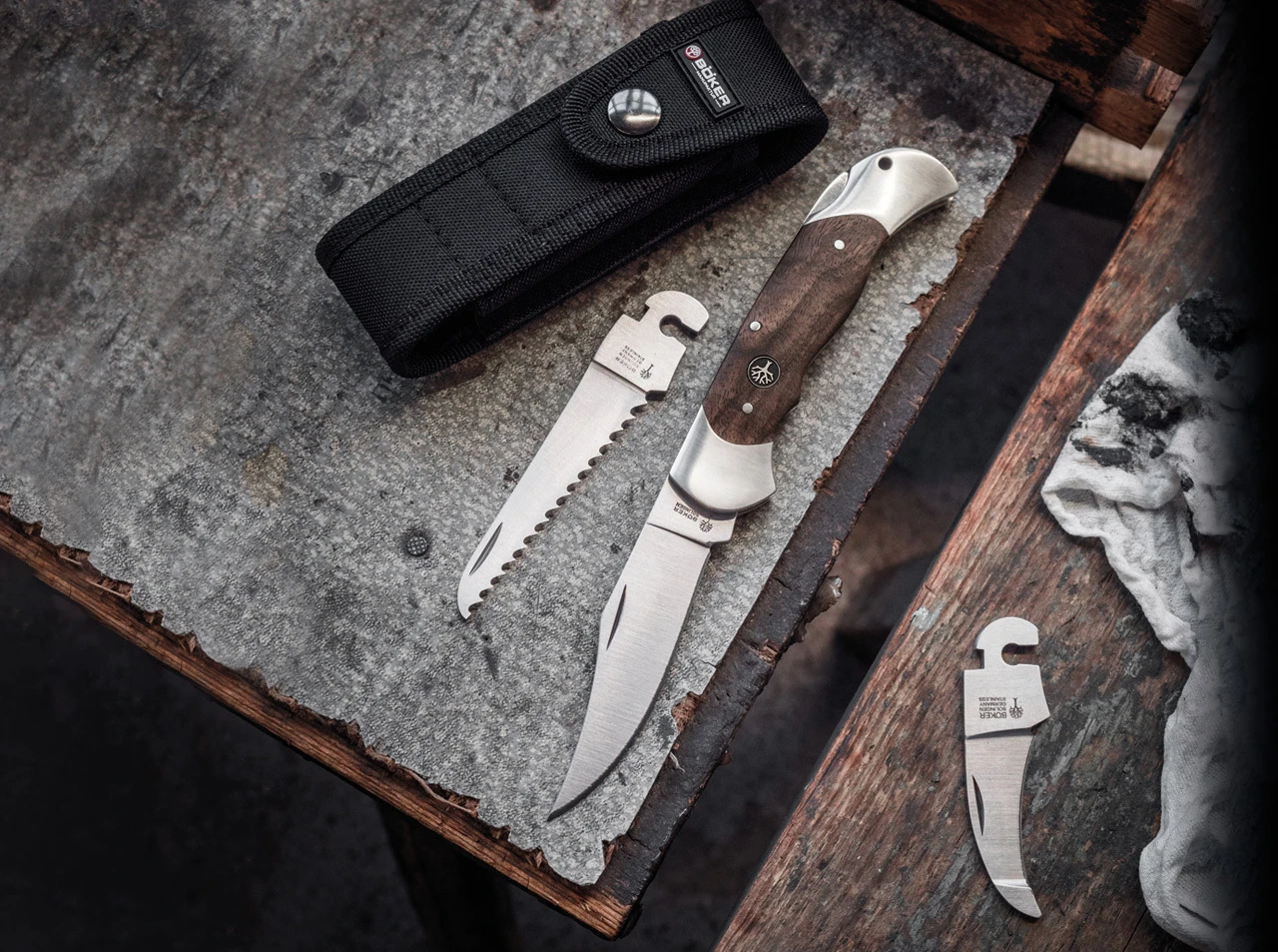 BÖKER OPTIMA SET II WALNUSS 113119 3 BÖKER OPTIMA SET II WALNUSS 113119 – Bild 3