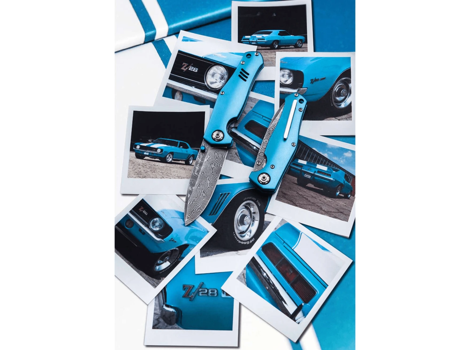 Boker Manufaktur Solingen AMERICAN MUSCLE CAR DAMAST 111101DAM 4 Boker Manufaktur Solingen AMERICAN MUSCLE CAR DAMAST 111101DAM – Bild 4