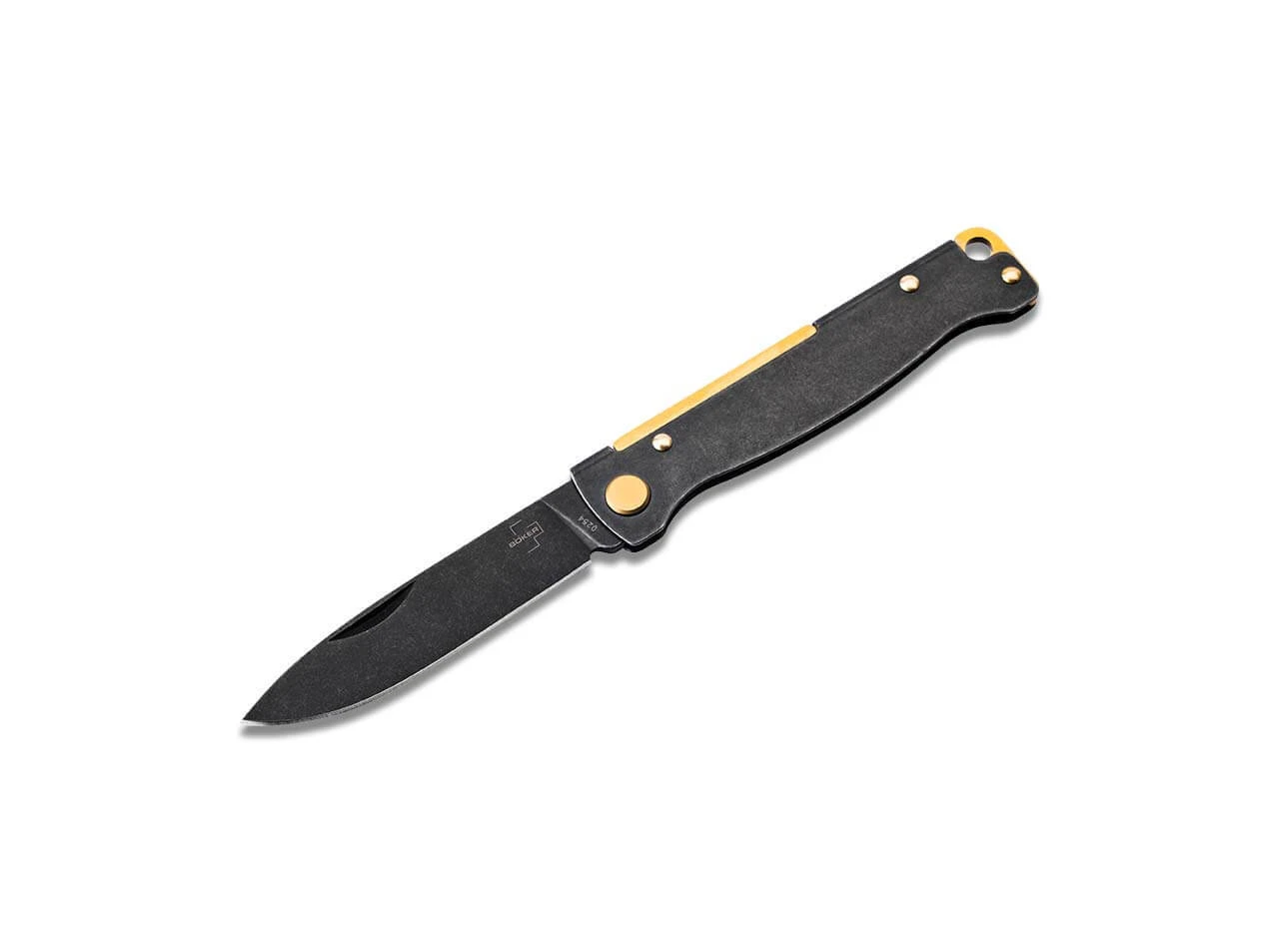 Boker Plus ATLAS BLACK STONEWASH BRASS 01BO859 2 Boker Plus ATLAS BLACK STONEWASH BRASS 01BO859 – Bild 2