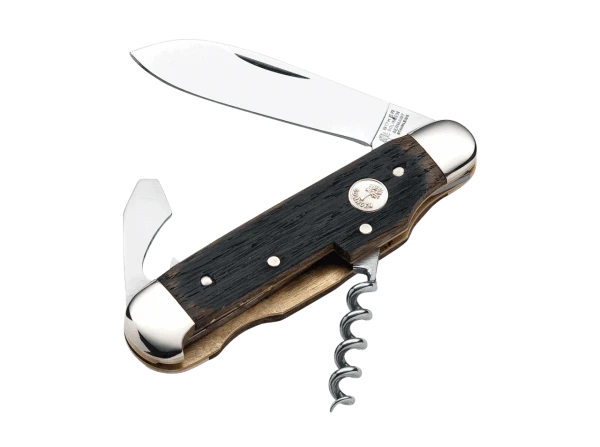 Böker Manufaktur 110185 Winzermesser Griff Aus Eichenholz, Neusilber 2 Böker Manufaktur 110185 Winzermesser Griff Aus Eichenholz, Neusilber – Bild 2