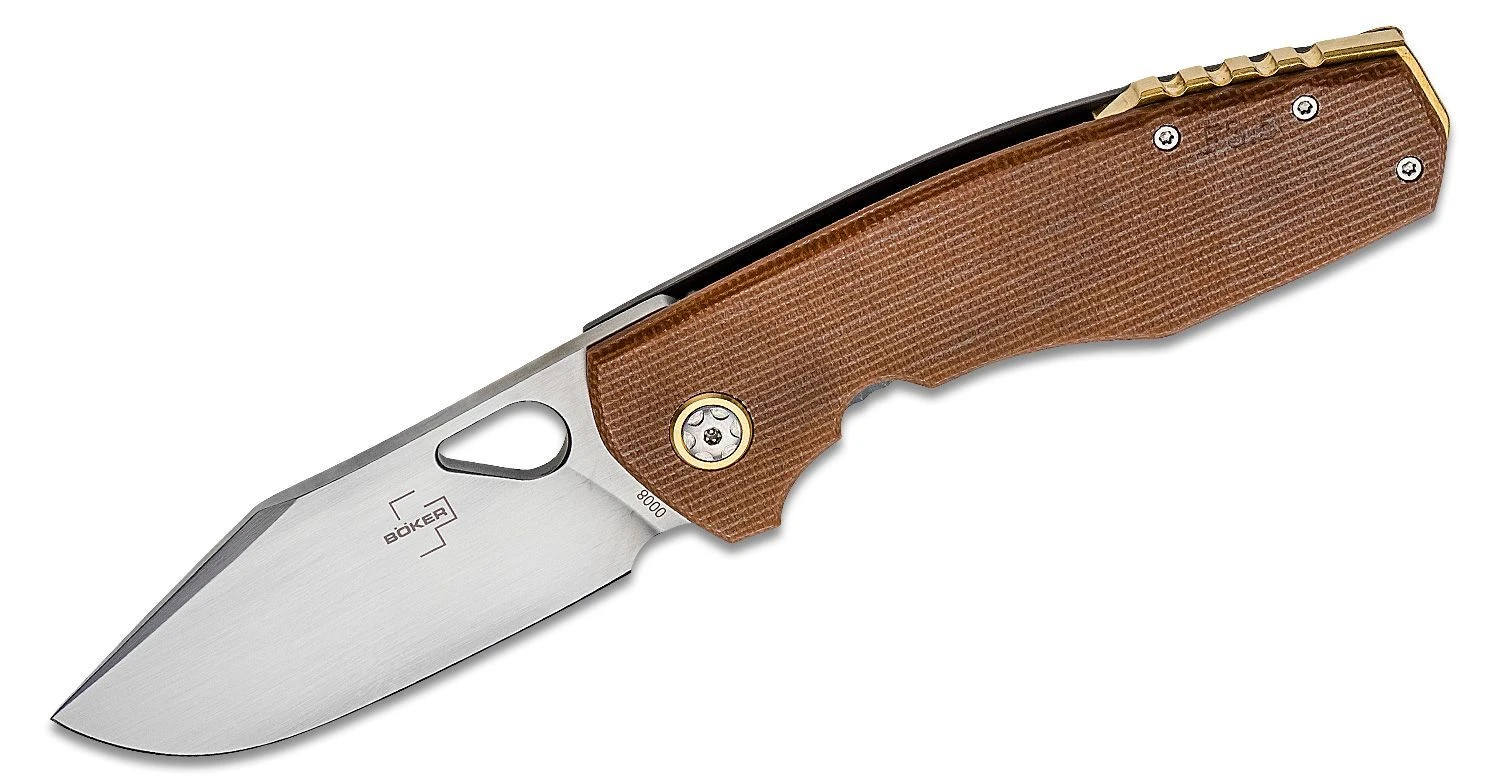 Böker Plus 01BO338 F3,5 Micarta Braun 2 Böker Plus 01BO338 F3,5 Micarta Braun – Bild 2