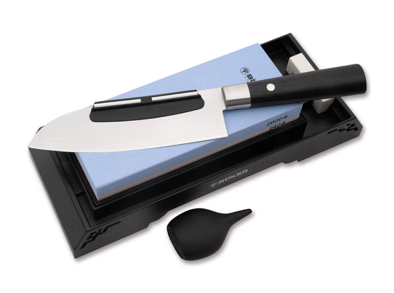 Boker Manufaktur Solingen Combi Water Stone Sharpening Station 240 / 2000 09BO376 3 Boker Manufaktur Solingen Combi Water Stone Sharpening Station 240 / 2000 09BO376 – Bild 3