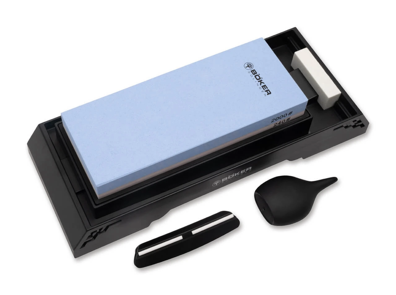 Boker Manufaktur Solingen Combi Water Stone Sharpening Station 240 / 2000 09BO376 2 Boker Manufaktur Solingen Combi Water Stone Sharpening Station 240 / 2000 09BO376 – Bild 2